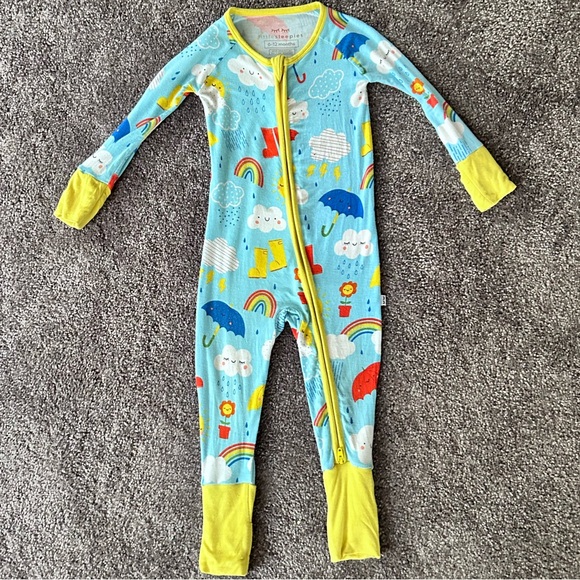 πHPπ Little Sleepies Sun Showers Zippy 6-12 - Picture 2 of 7